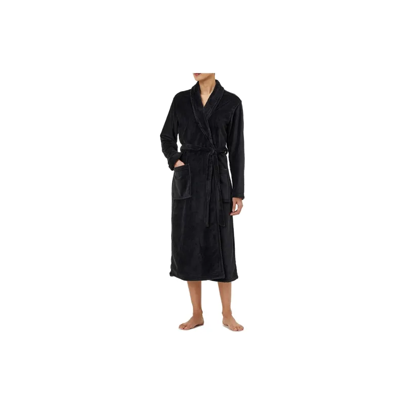 CK/Calvin Klein Pajama Robe Women's Black-1