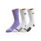 3 Pack (White Green+White Gray+Purple)