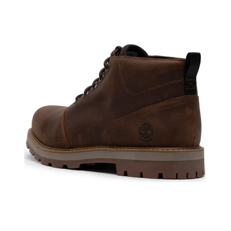 Timberland Anti Slip Wear Resistant Mid Top Trekking Shoes Men's Rusty Red-2