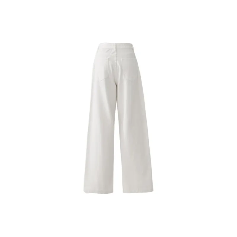 SONGS ALONG Jeans Women's White-4