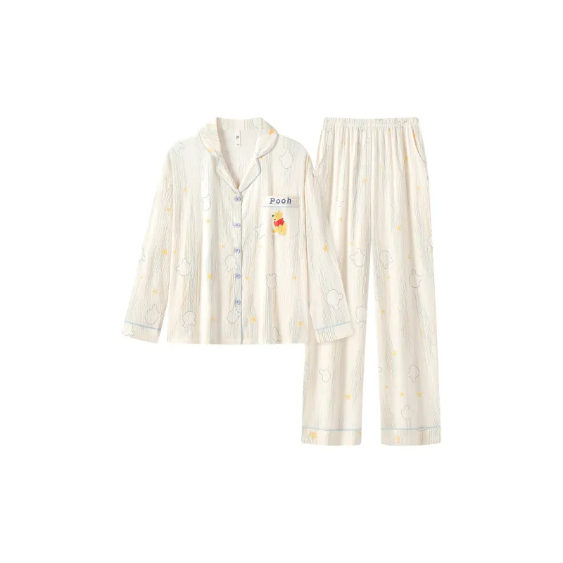 Gongdie x Disney Pajama Set Women's Apricot-7