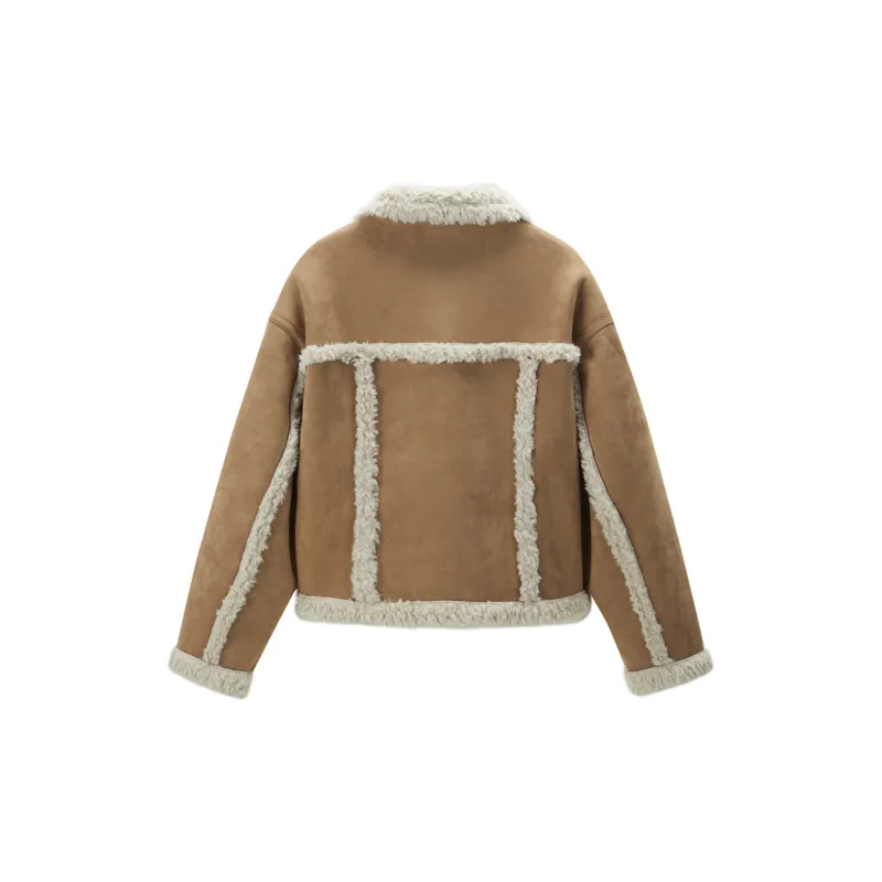 LEDIN Velvet Jackets Women's Burnt Tea Brown-1
