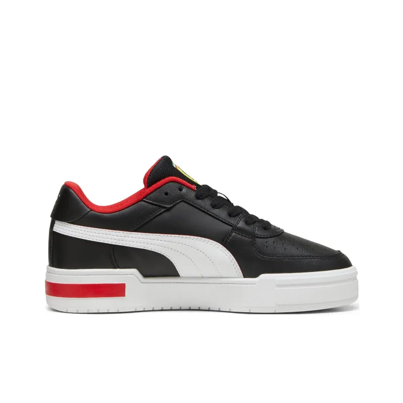 PUMA Scuderia Ferrari Slip-Resistant Cushioning Low-Top Skateboard Shoes Unisex Black-1