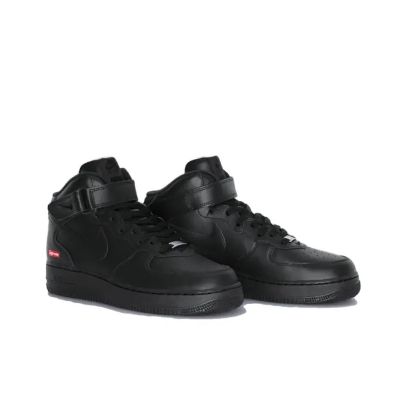 Nike Air Force 1 Mid Supreme Black-2