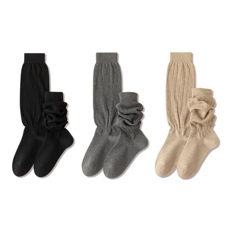 JIAZINI Mid Calf Socks Women's 3 Pack-20