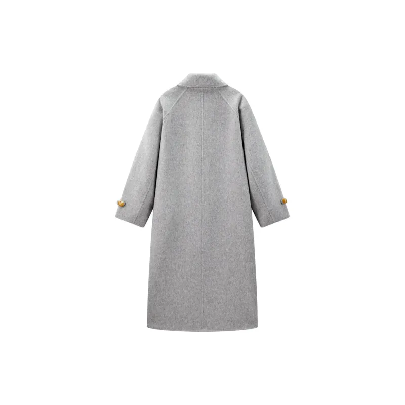 LEDIN Coats Women's Moon Mist Gray-1