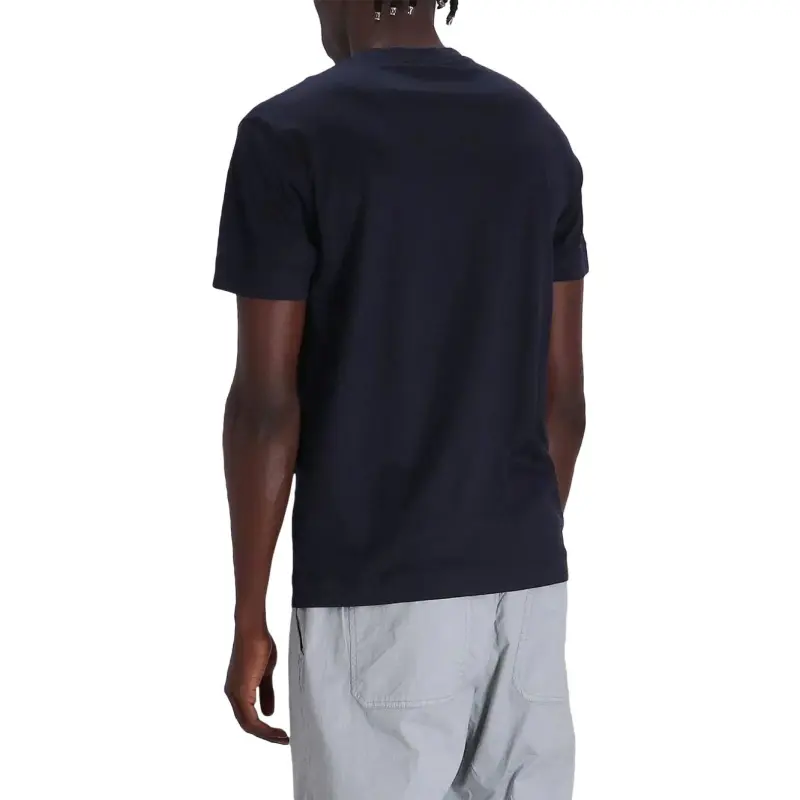 EMPORIO ARMANI Lyocell blend Jersey T shirt With Embossed Ea Logo Embroidery-3