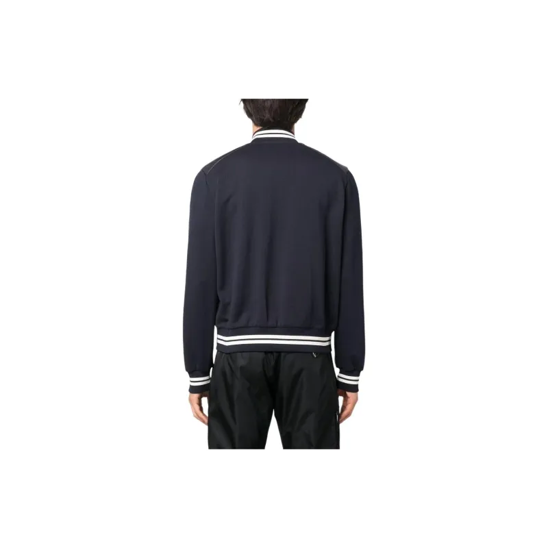 Moncler Contrasted Padded Varsity Jacket-4