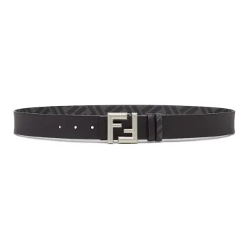 FENDI Ff Buckled Rounded Reversible Belt