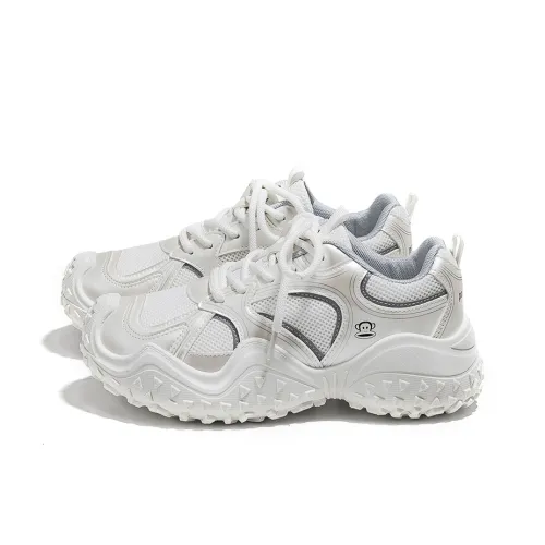 PAUL FRANK Low Top Chunky Sneakers Women's White