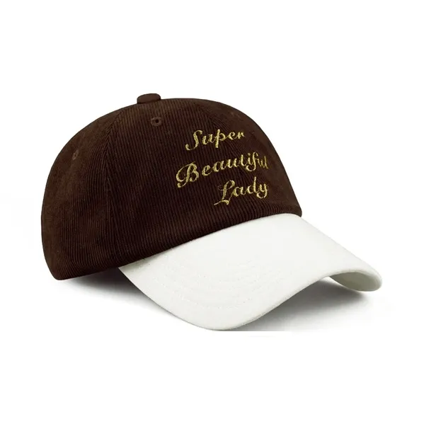 Ideeaideea Corduroy Baseball Caps Unisex-1