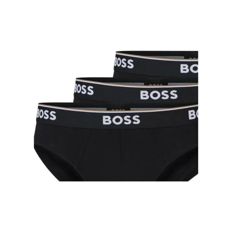 Boss Logo waistband Briefs Set Of 3-2