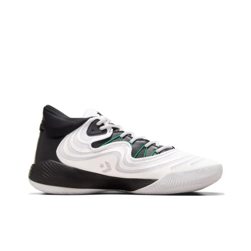 Converse All Star Bb Shift White Black Apex Green-2