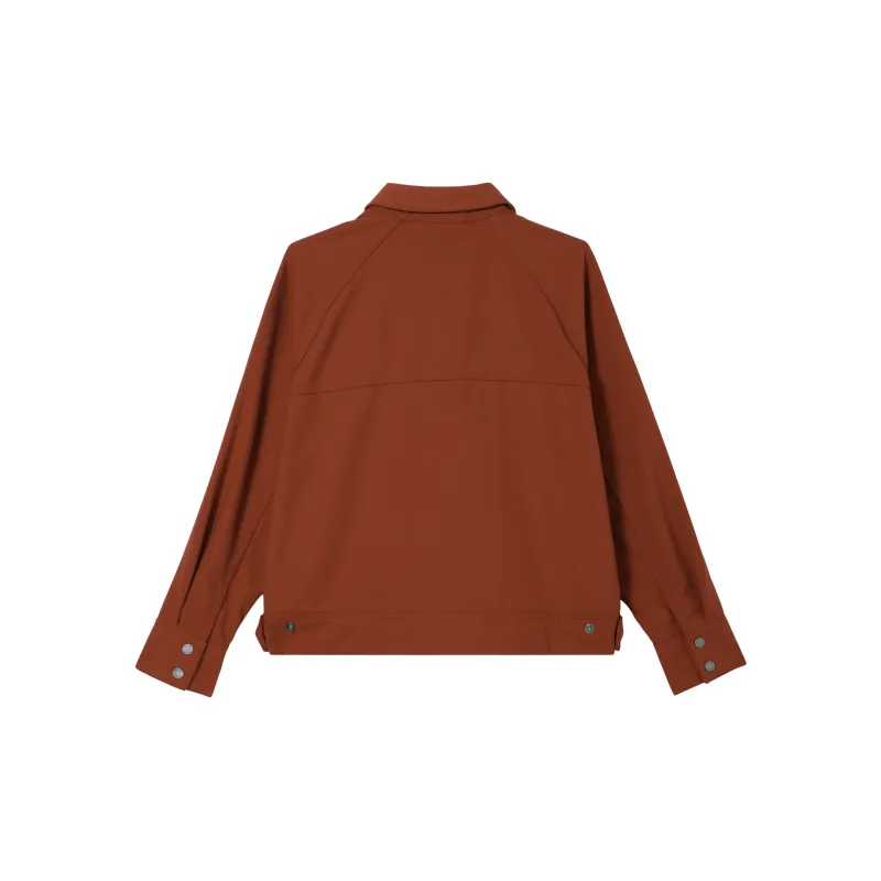 Jordan Jackets Coats Women's Sand Dune Red-1