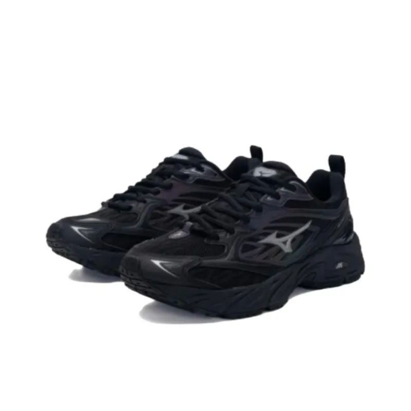 Mizuno FIYI V2 Durable Breathable Low Top Chunky Sneakers Unisex Black-2