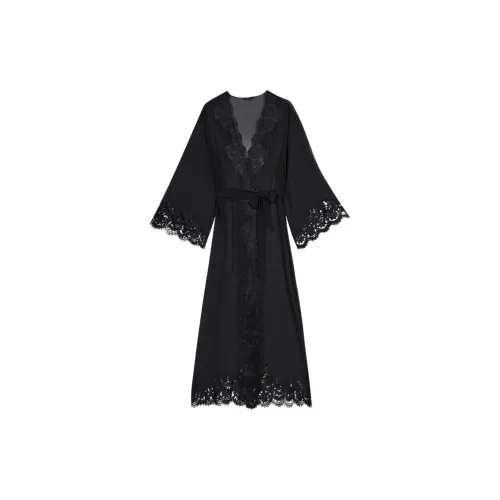 Victoria's Secret SEXY KI Sleep Robe Women's Obsidian