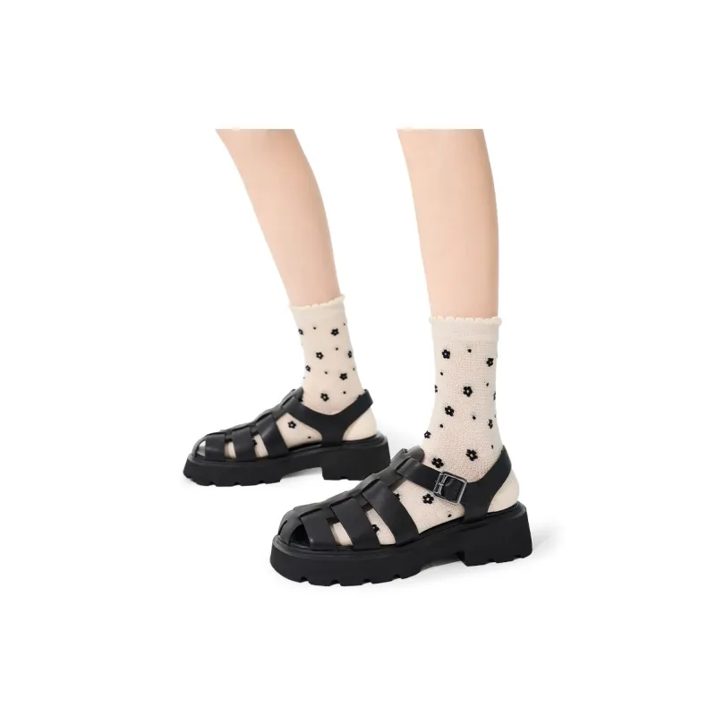 Primeet Mid Calf Socks Spring And Summer Women's Single Pack-1