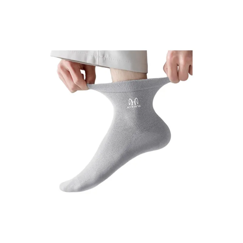 H YXIANG Mid Calf Socks Men's 3 Pack-2