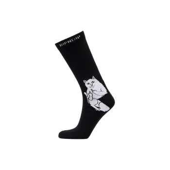 RIPNDIP Mid-Calf Socks Unisex 1 Pack Black