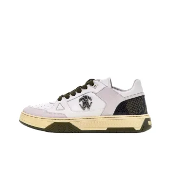 Roberto Cavalli Low-Top Skateboard Shoes Men's White