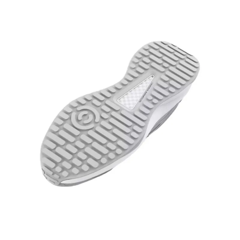 Under Armour Edge Anti Slip Wear Resistant Low Top Training Shoes Men's Gray White-4