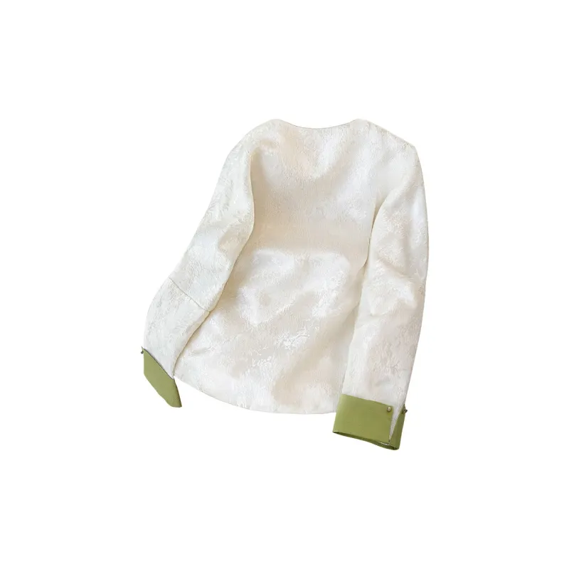Cypress House Cropped Coat Women's Pearl White-1