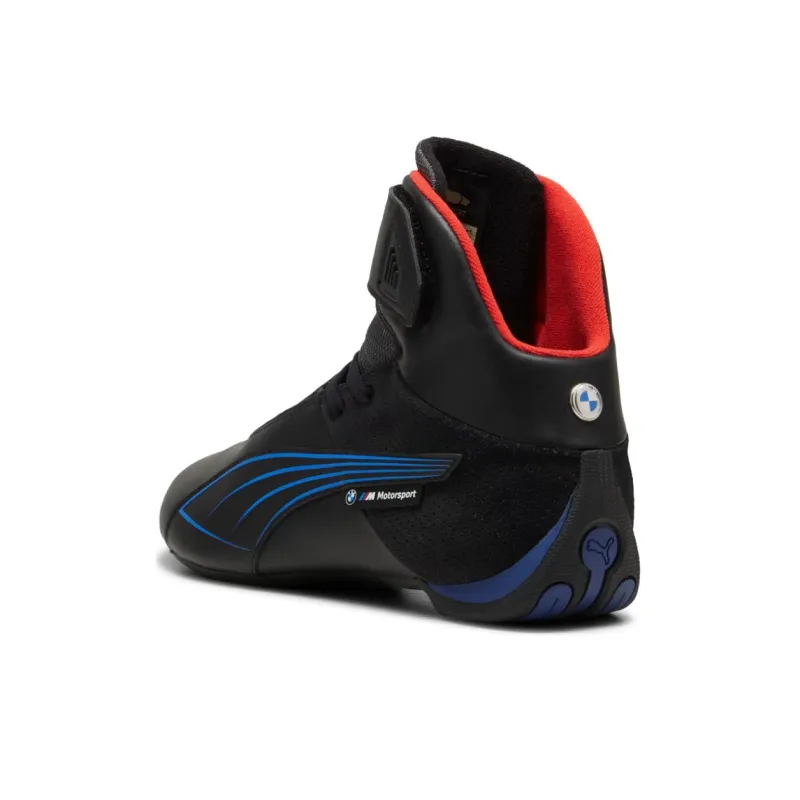 PUMA BMW M Motorsport Cushioning, Wear Resistant High Top Training Shoes Unisex Black-2