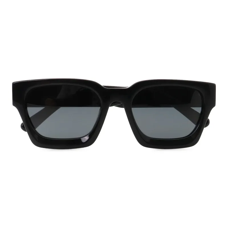 Pair Ponyo Plate Frame Sunglasses Unisex Black-3