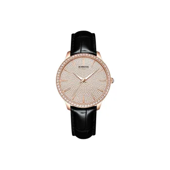 ROERDUM Universe Sun God Apollo Belt Style Mechanical Movement Cowhide Strap Watch Men's Watches Gold Dial