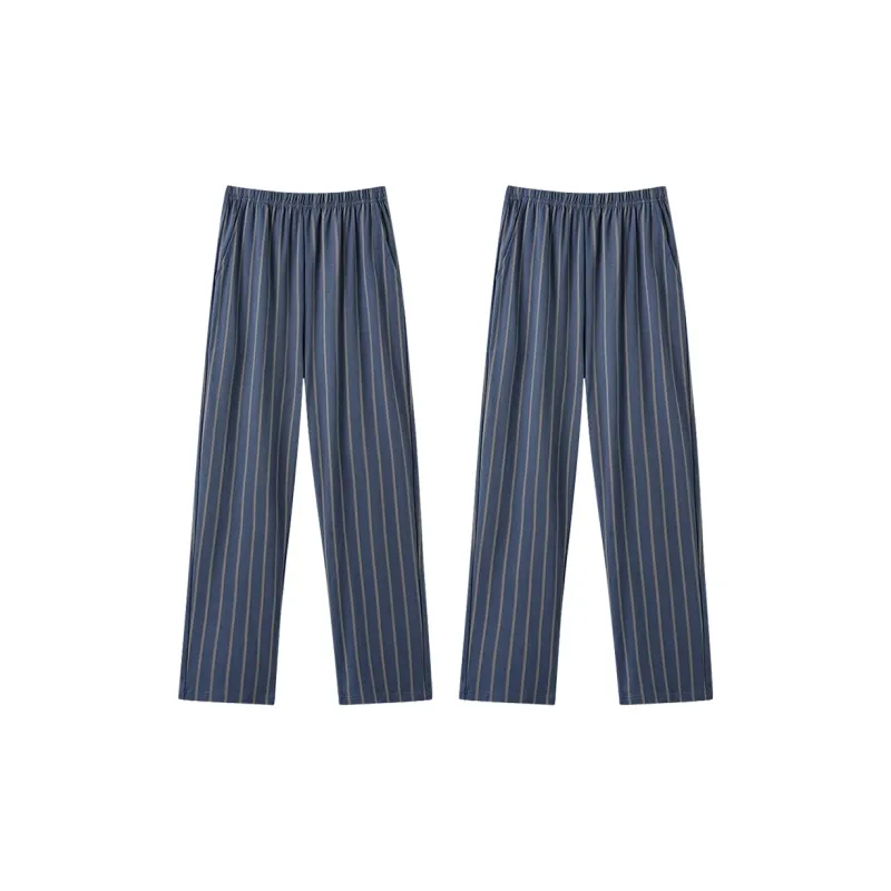 Ordifen Pajama Pants Men's 2 Pack Dark Blue-1