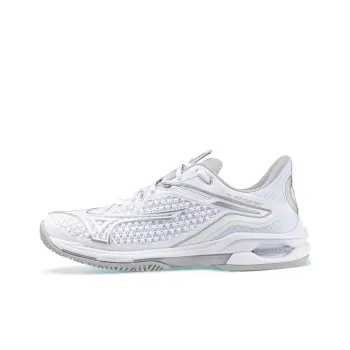 Mizuno Wave Exceed Tour 6 Anti Slip Wear Resistant Low Top Tennis Shoes Unisex White