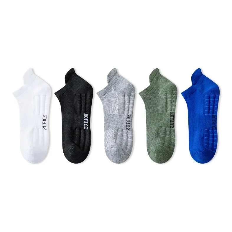 COTTON CHEESE No Show Socks Men's 5 Pack-1