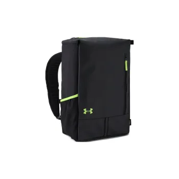 Under Armour Synthetic Leather Backpack Regular Unisex Black & Neon Green