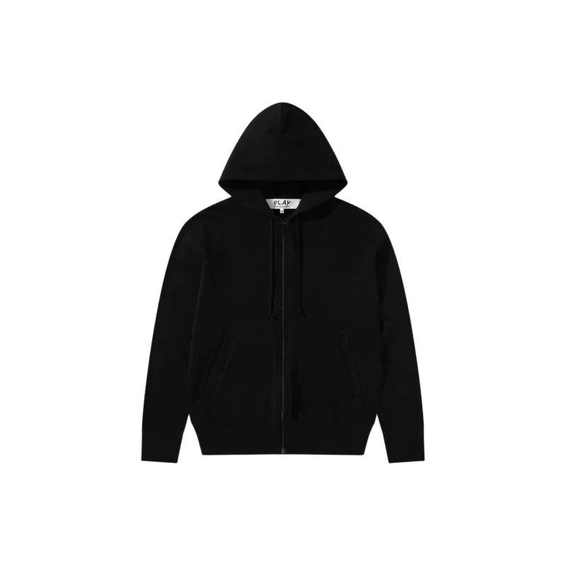 CDG Play Sweatshirts Unisex Black-1