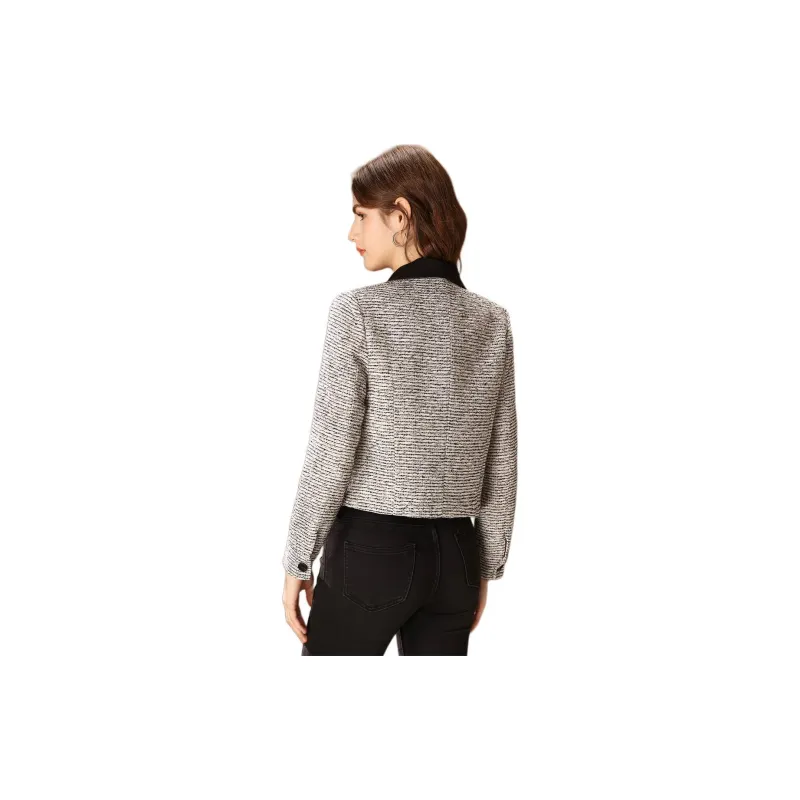 FENHONGMALI Jacket Women's White-2