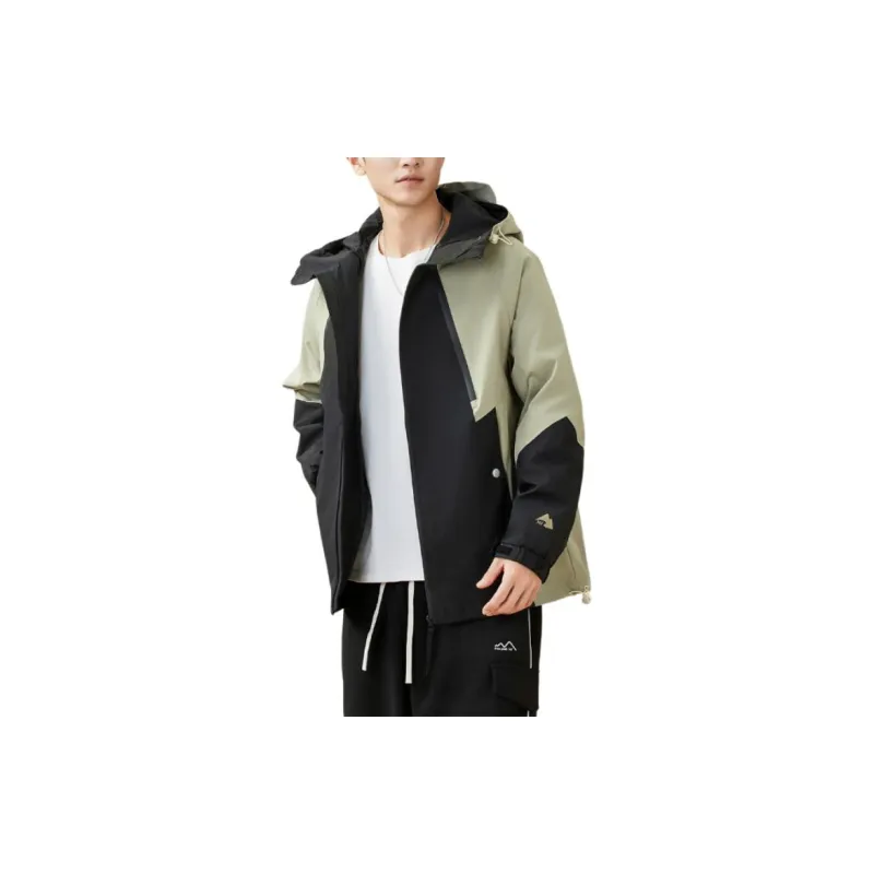 361° Life Collection Jackets Coats Men's Laurel Leaf Gray Green/Super Black-4