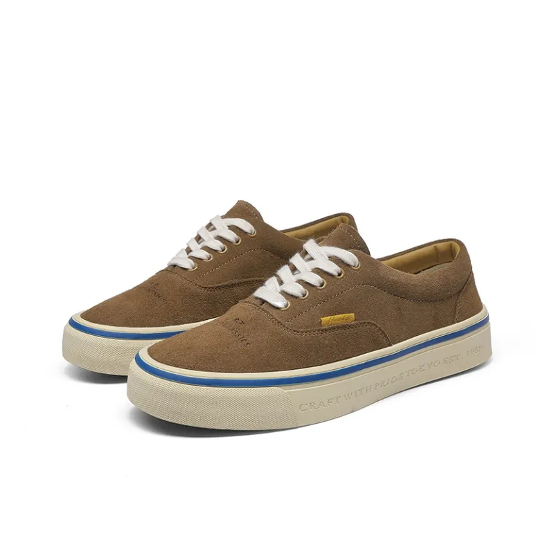 Haobin Skateboard Shoes Unisex Camel-2