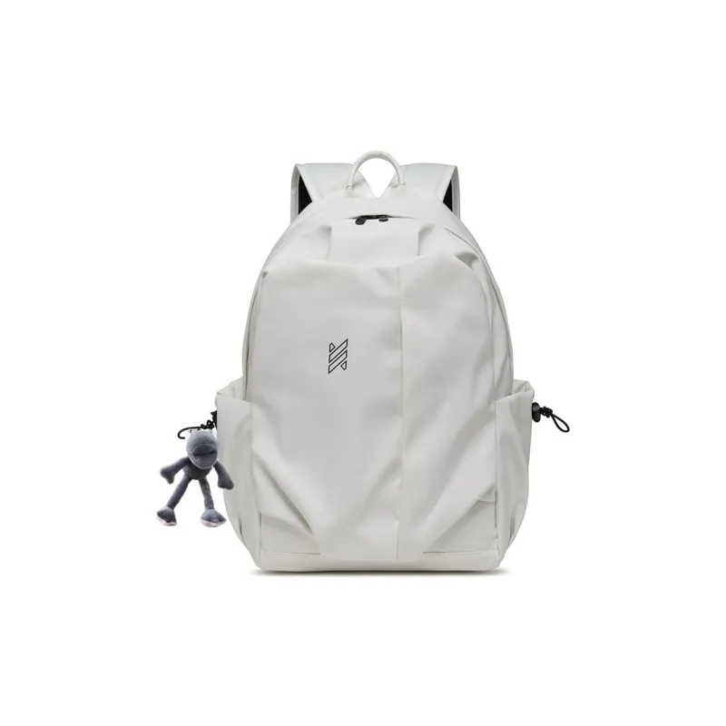 NOMK Oxford Laptop Bag Backpack Unisex Black/White/Gray/Pink/Green/Red-6