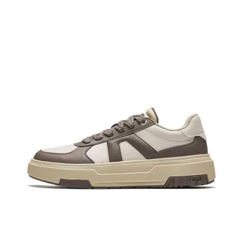 Anta A Road Wear Resistant Slip Resistant Cushioning Low Top Skateboard Shoes Men's Brown