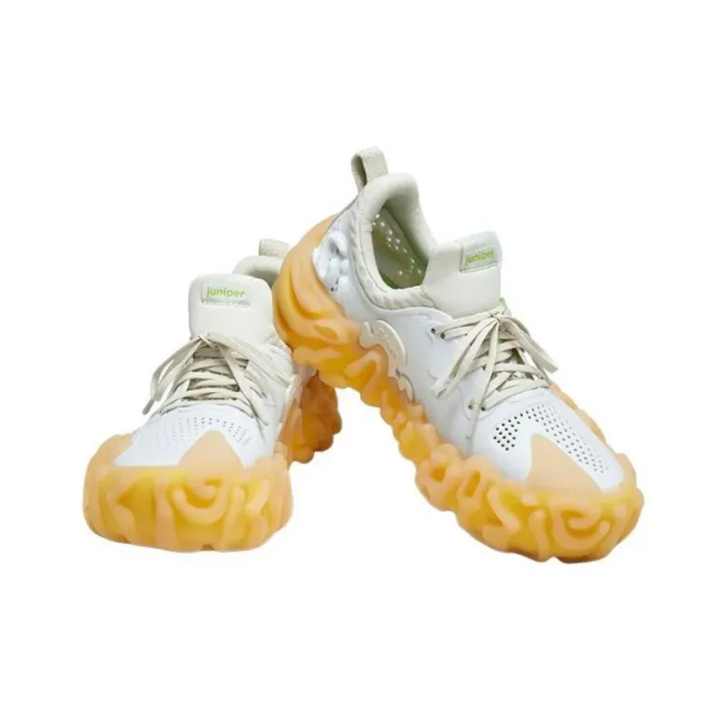 Crocs Low Top Casual Shoes Unisex White Yellow-5