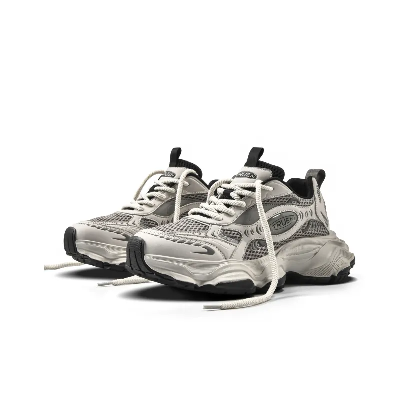 TRUEN Bubble Collection Slip Resistant Breathable Height Increasing Low Top Chunky Sneakers Unisex-4