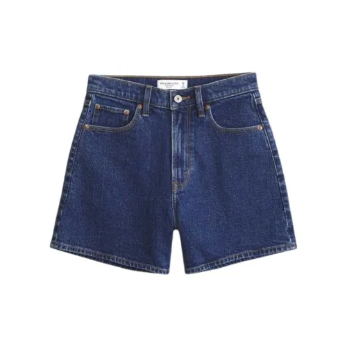 Abercrombie＆Fitch Denim Shorts Women's Dark Blue