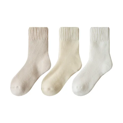 PLANDOO Mid Calf Socks Women's 3 Pack