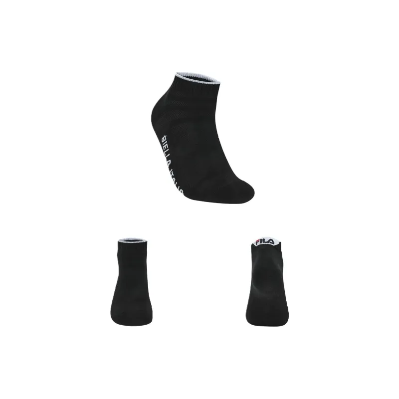 FILA Ankle Socks Men's 1 Pack Black-3