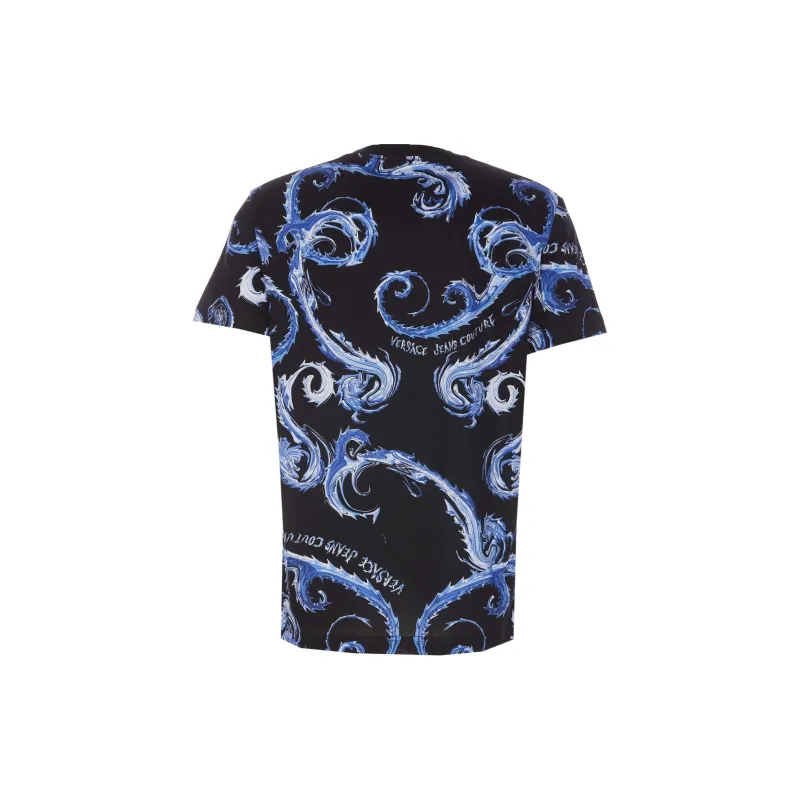 VERSACE JEANS COUTURE Barocco Printed Crewneck T Shirt-1