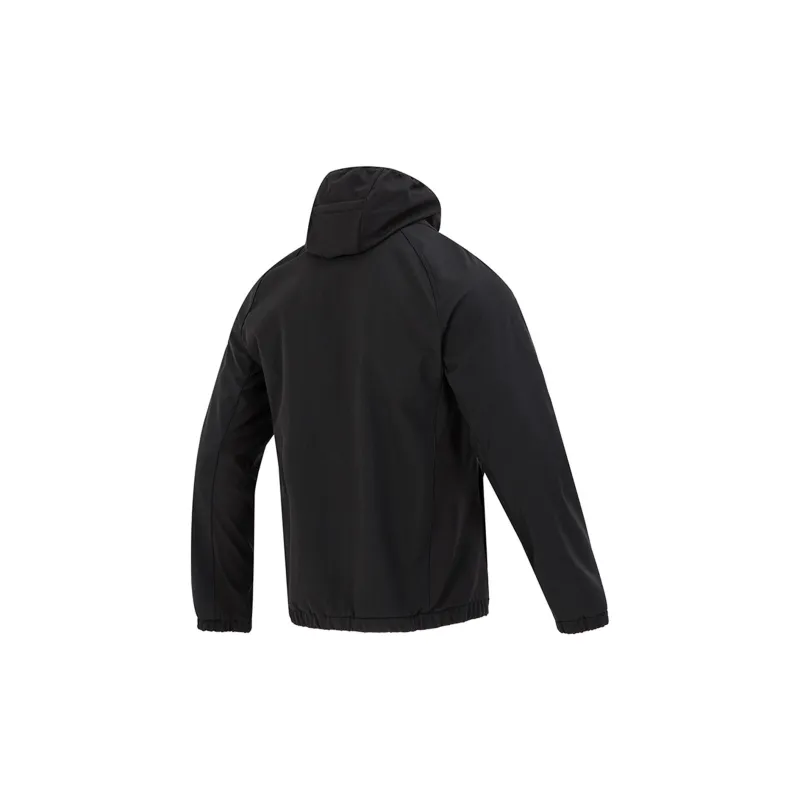 Adidas Jackets Coats Unisex Black+Shopping Bag-1