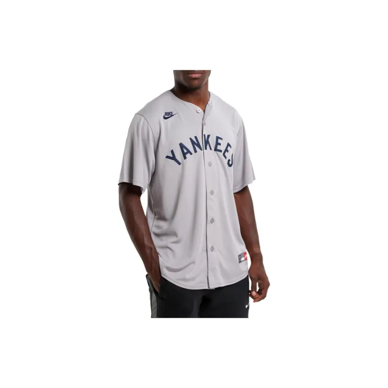Nike x MLB New York Yankees Cooperstown Baseball Jacket Men's Gray-3