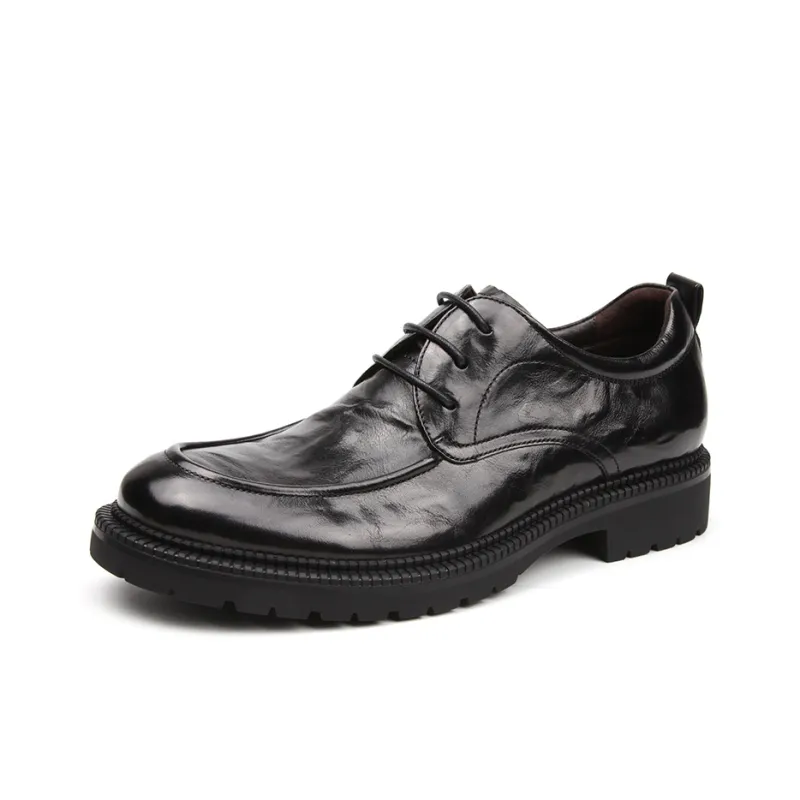 Satchi Dress Shoes Men Low Top Black-1