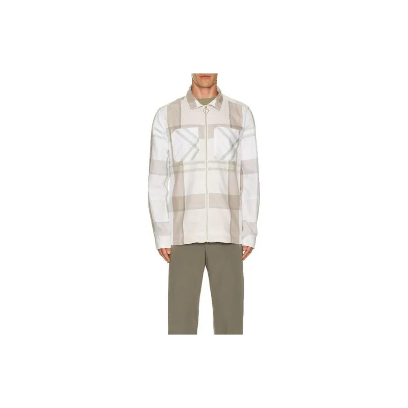 BARBOUR Shirt Style Jackets & Coats Men's White-3