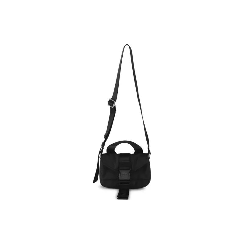 GANNI Recycled Nylon Handbag Shoulder Bag Crossbody Bag Mini Women's Black-3